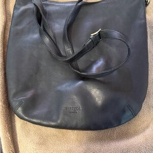 Margot Elegant Black Leather Shoulder Bag